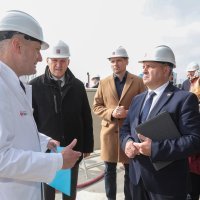 Bačić i Beroš obišli gradilište obnove KB Merkur