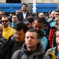 Dostavljači Wolta prosvjeduju na Trgu bana Jelačića i na Markovom trgu