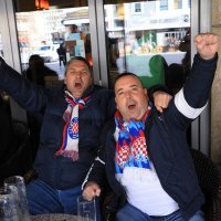 Navijači prije utakmice Lige prvaka mladih između Borussije i Hajduka