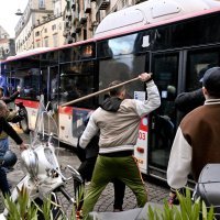 Navijački izgredi, Napulj, 15.3.2023.