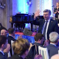 Andrej Plenković u Puli na skupu HDZ-a