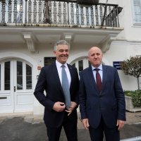 Tomislav Klarić i Branko Bačić susreli su se povodom potpisivanja  Ugovora o darovanju nekretnina