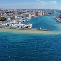 Zamućenje mora ispred zgrade Maraske u Zadru