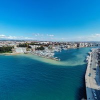 Zamućenje mora ispred zgrade Maraske u Zadru