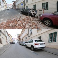 Lokacije Zagreba nakon potresa i danas, nakon tri godine
