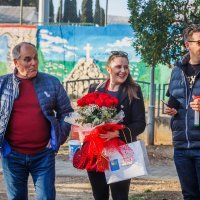 Svečani doček za Dinu Levačić u Mravincima