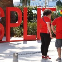 Navijači, Hrvatska i Wales okupljaju se na splitskoj Rivi