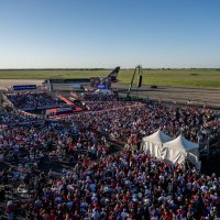 Donald Trump na izbornom skupu