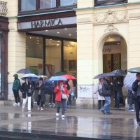 Kišno vrijeme u centru Zagreba