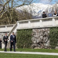 Andrej Plenković i Robert Golob u Brdu kod Kranja