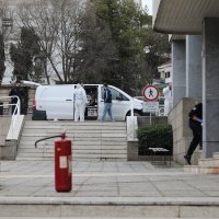 Požar kod zgrade PU istarske u Puli