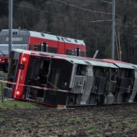 Vlak sletio s tračnica u Švicarskoj
