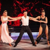 Tara Thaller,  Mateo Cvenić i Nina Mia Čikeš