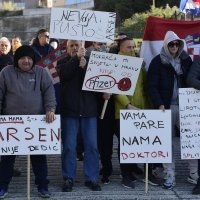 Prosvjed stanovnika naselja Brda zbog onečišćenog zraka iz Sjeverne luke