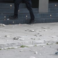 Šibenik: Olujna bura rušila dijelove fasade u središtu grada