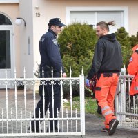 Pretres pred kućom Đure Horvata