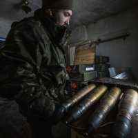 Rat u Ukrajini - ukrajinski vojnici u Bahmutu