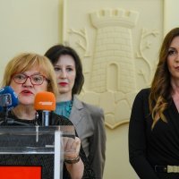 Konferencija za medije povodom seksističkih napada na gradonačelnicu Škrobot