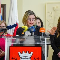 Konferencija za medije povodom seksističkih napada na gradonačelnicu Škrobot