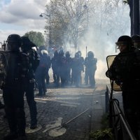 Sukob policije i prosvjednika protiv mirovinske reforme u Parizu, Francuska
