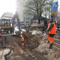 Sanacija puknuća cjevovoda u Zagrebu