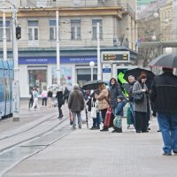 Kišno jutro u Zagrebu