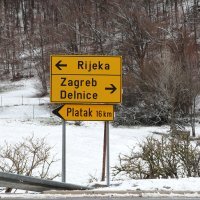 Snijeg u Gorskom kotaru