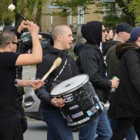 Kohorta slavi 35. rođendan, korteo prema stadionu, 15.4.2023.