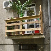 Balkon u zagrebačkoj Vrbanićevoj ulici
