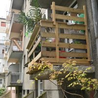 Balkon u zagrebačkoj Vrbanićevoj ulici