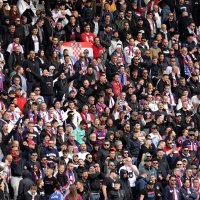 Hajdukovi navijači na stadionu u Ženevi
