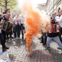 Navijači Hajduka u Ženevi uoči finala Lige prvaka mladih