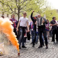 Navijači Hajduka u Ženevi uoči finala Lige prvaka mladih