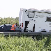 Prometna nesreća na čvoru Lučko