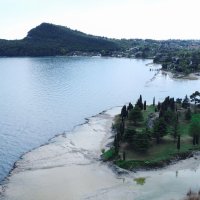 Suša u Italiji / Niska razina vode jezera Garda