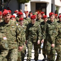 Predsjednik Milanović na svečanoj prisezi 3. mehanizirane bojne Pauci