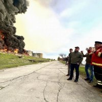 Požar vojnog skladišta na Krimu