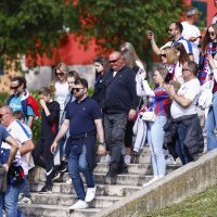 Zagrijavanje za derbi Hajduk - Dinamo, 30.4.2023.