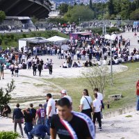 Zagrijavanje za derbi Hajduk - Dinamo, 30.4.2023.