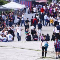 Zagrijavanje za derbi Hajduk - Dinamo, 30.4.2023.