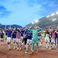 Dinamova proslava naslova prvaka na Poljudu