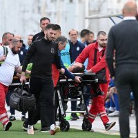 Teška ozljeda golmana Gorice Ivana Banića, utakmica Lokomotiva - Gorica, 1.5.2023.