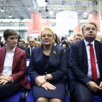 Uzvanici na otvorenju 24. Međunarodnog sajma gospodarstva Mostar 2023.