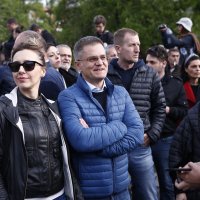 Političari na masovnom prosvjedu protiv nasilja u Srbiji