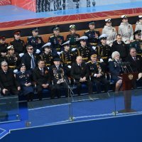 Putin i drugi uzvanici na paradi povodom Dana pobjede u Moskvi