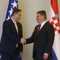 Predsjednik Zoran Milanović sastao se s članom Predsjednistva BiH Denisom Bećirovićem