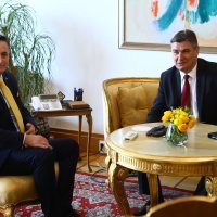 Predsjednik Zoran Milanović sastao se s članom Predsjednistva BiH Denisom Bećirovićem