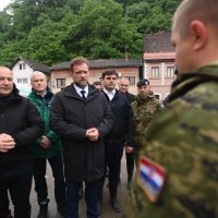 Medved i Banožić obišli Hrvatsku Kostajnicu