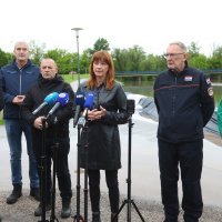 Mario Banožič, Tomo Medved, Zoran Đuroković, Martina Furdek Hajdin, Damir Mandić, Davor Božinović o poplavama u Karlovcu