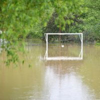 Poplavljeno područje u naselju Krkanec u Varaždinskoj županiji